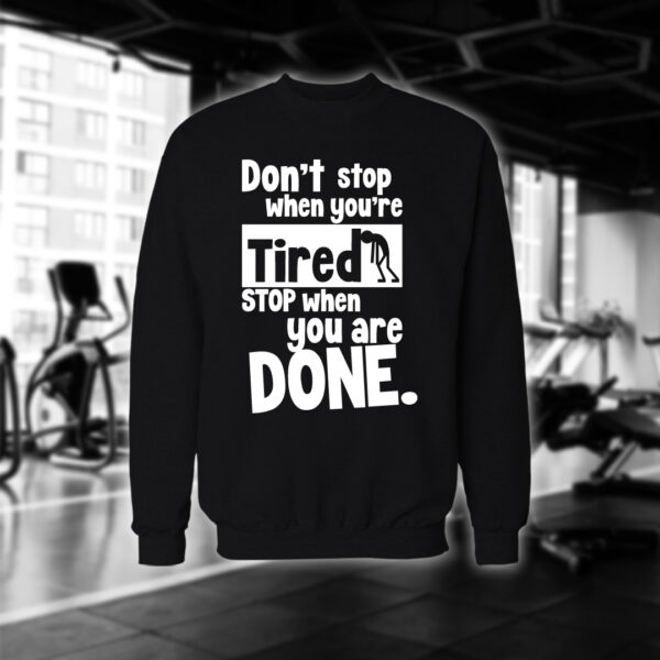 Stop When You Are Done