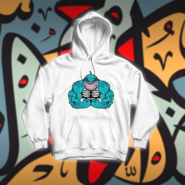 حوت مجسم بالاحرف العربية