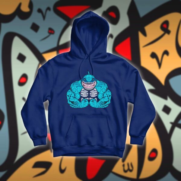 حوت مجسم بالاحرف العربية