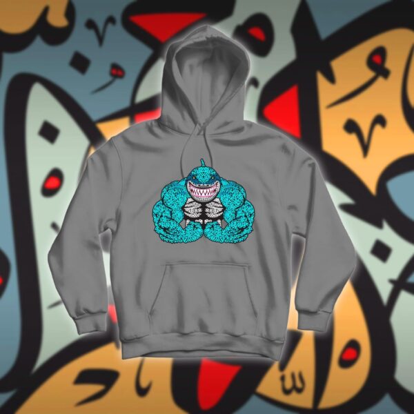 حوت مجسم بالاحرف العربية