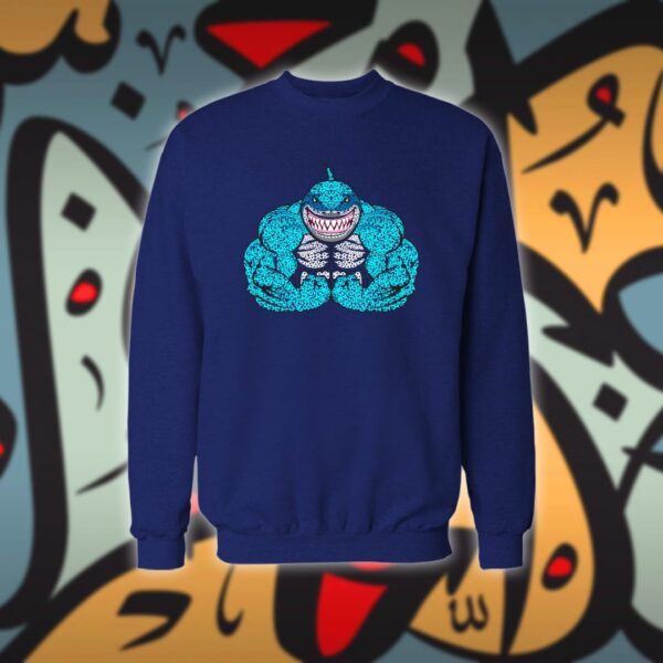 حوت مجسم بالاحرف العربية