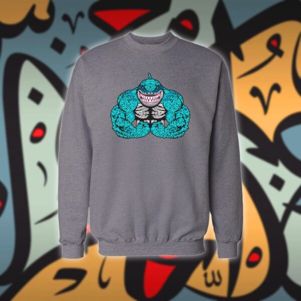 حوت مجسم بالاحرف العربية