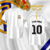 شعار ريال مدريد مع اسم ورقم