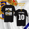 Forever Madridistas مع اسم ورقم