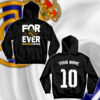 Forever Madridistas مع اسم ورقم