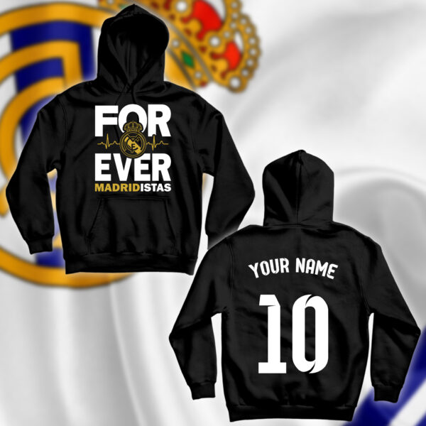 Forever Madridistas مع اسم ورقم