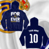Forever Madridistas مع اسم ورقم