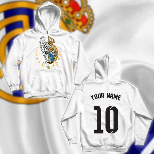 ريال مدريد بالأحرف العربية مع اسم ورقم