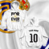 Forever Madridistas مع اسم ورقم