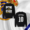 Forever Madridistas مع اسم ورقم