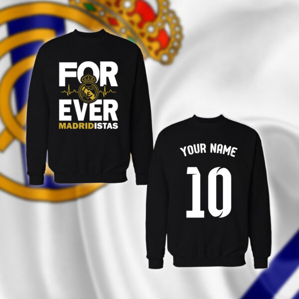 Forever Madridistas مع اسم ورقم