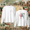 167-longsleeve-white معالم الكويت بالأحرف العربية - جهتين
