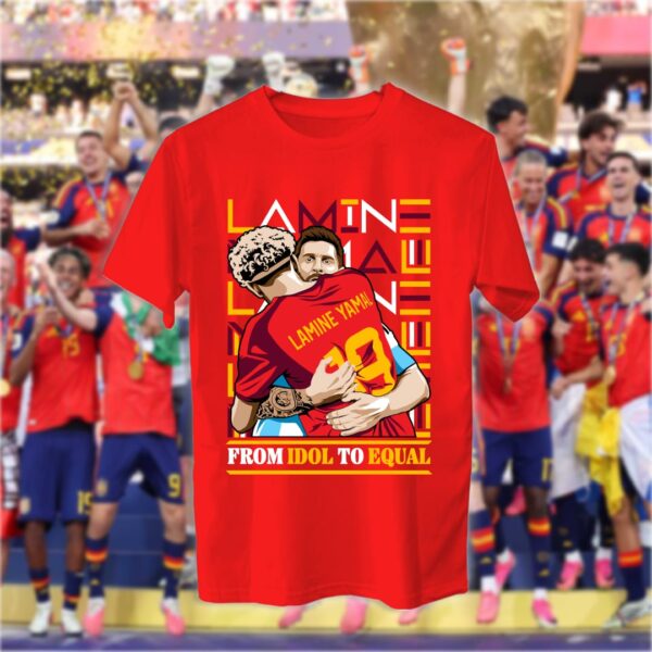25-tshirt-red Lamine x Messi