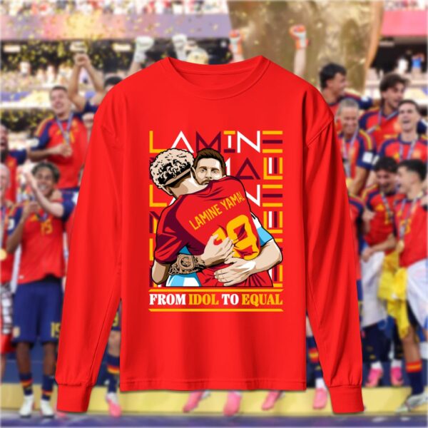 30-longsleeve-red Lamine x Messi