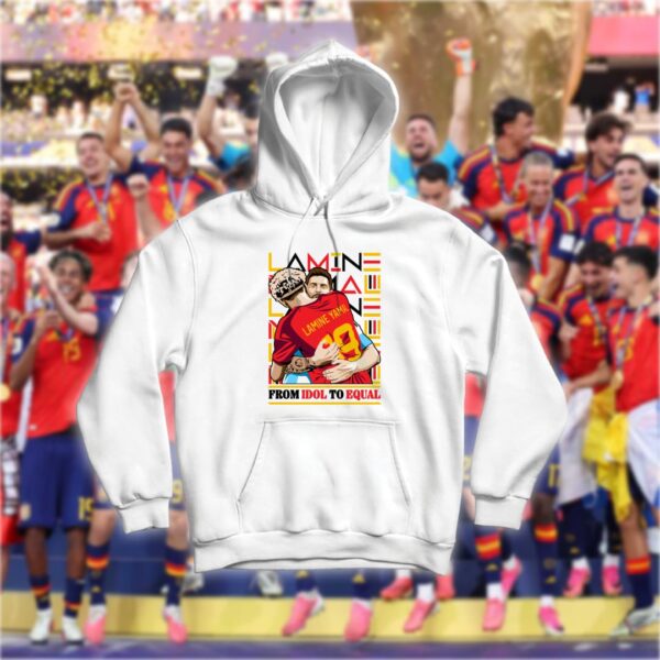 32-hoodie-white Lamine x Messi