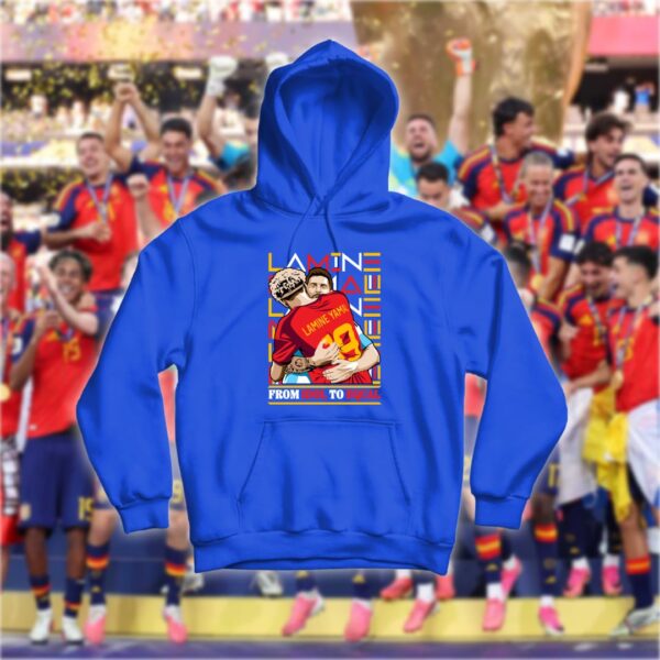 34-hoodie-royal Lamine x Messi
