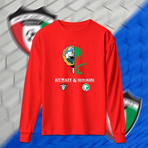 10-longsleeve-red منتخب الكويت والسعودية