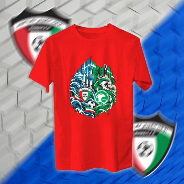 65-tshirt-red منتخب الكويت والسعودية